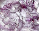 A picture of step 1 of Egg Onion pakoda.