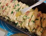 Foto langkah ke 5 dari resep Garlic Scallion Smoke Beef Bread.
