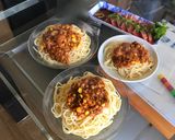 Hình bước làm 4 của món Spaghetti thịt bằm