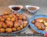 Foto del paso 15 de la receta: Pollo a la sangría o al refresco de uva 🌺