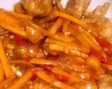 Foto langkah ke 3 dari resep Ayam Tepung Saus Wortel Asam Manis.