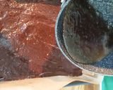 A picture of step 10 of Marmalade dark chocolate brownies - for Father's day.