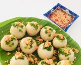 Hình bước làm 11 của món Bánh ít trần (nhân tôm thịt)