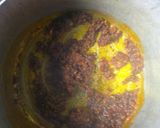 A picture of step 3 of Ogbono with okro soup.