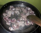 A picture of step 2 of Fried Gizzard.