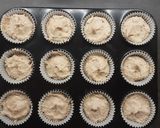 Almás-diós muffin lekvárral recept fázis 4 fotója