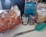 A picture of step 1 of Swedish Meatballs w/ Cheesy Green Beans and Mashed Potatoes.