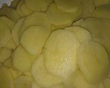 A picture of step 1 of Potato fries 🍟 for kids.