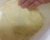 A picture of step 3 of Indian pavs/street food rolls.
