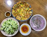 Hình bước làm 3 của món Đậu hũ chiên trứng