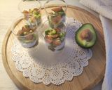 Une image de l'étape 3 de Verrine saumon avocat et yaourt grecque.