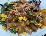 Foto langkah ke 4 dari resep Kikil Tiram Kecap Cabe Hijau.