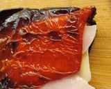 Foto del paso 2 de la receta: Milanesas de pimiento rellenas Jamón y Queso