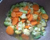 A picture of step 6 of Vegan thai red curry.