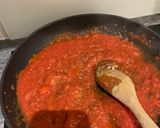 A picture of step 3 of Smokey Squash, Chorizo and Red Pepper linguine.