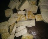 A picture of step 4 of Paneer malai.