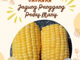 Jajanan: Jagung Panggang Pedas Manis (Teflon)
