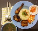 Foto langkah ke 5 dari resep Nasi ayam / nasi hainam / chicken rice dengan ayam madu.