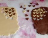 Une image de l'étape 3 de Sablés ''Bicolor heart cookies''.