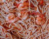 Foto langkah ke 5 dari resep Tomato Garlic & Shrimp Pasta.