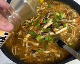 A picture of step 8 of Hot and Sour Soup.