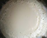A picture of step 3 of Appam with vegetable stew.
