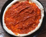 A picture of step 4 of Vegetable Pizza.