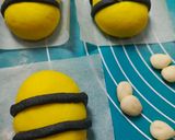 Foto langkah ke 6 dari resep Bakpao Lebah Isi Coklat.