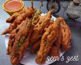 A picture of step 3 of Mirch Pakoras.