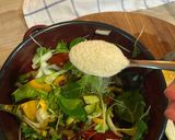 A picture of step 3 of Thai style Asian salad.