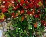 Tongkol suwir sambal matah langkah memasak 2 foto