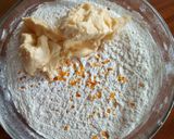 A picture of step 1 of Orange English tea scones.