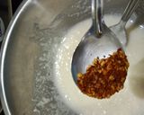 A picture of step 2 of Aloo puri.
