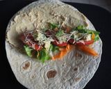 Une image de l'étape 3 de Wrap de légumes.