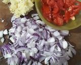 A picture of step 1 of Chany ki daal.