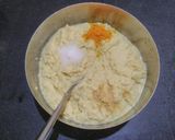 A picture of step 1 of Amiri khamani (Sev khamani).