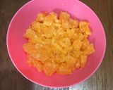 A picture of step 2 of Orange Kheer/ Kheer Kamola.