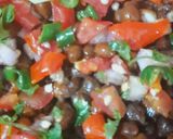 A picture of step 4 of Chana Chaat.