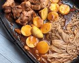 Foto langkah ke 4 dari resep Enoki Tofu Ayam Saus BBQ.