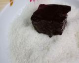 A picture of step 6 of Lamington (Austarilian cake).