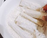 A picture of step 2 of Crunchy coconut yam fries.