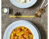 Cara Membuat Lontong Gulai Rebung Udang 5