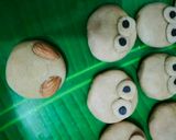 A picture of step 6 of Eggless whole wheat cookies.