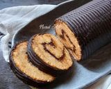 Foto langkah ke 3 dari resep Banana Ganache Cake.
