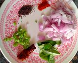 A picture of step 1 of Dahi rice Pakhala.