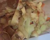A picture of step 3 of Russian Salad.