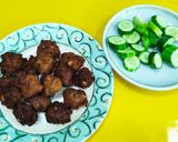 รูปขั้นตอนการทำที่ 7 ของ หมูก้อนปลาเค็มทอด สูตรไร้แป้ง