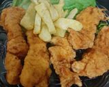 A picture of step 3 of Chicken strips.