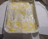 A picture of step 8 of Galaktoboureko.