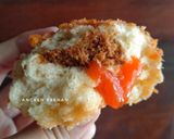 Foto langkah ke 7 dari resep Roti Goreng isi Abon (Tanpa Ulen hasil empuk).